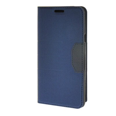 

MOONCASE Fashion Leather Case Wallet Flip Card Slot Stand Back Slim Cover for Samsung Galaxy Note 5 Dark blue 01