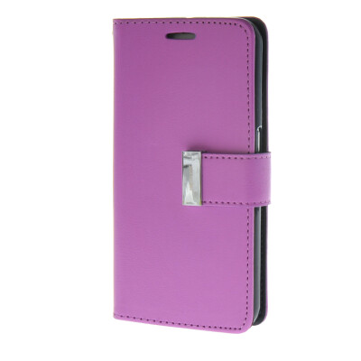 

MOONCASE Synthetic PU Leather чехол для Wallet Flip Card Slot Holster Pouch Stand Samsung Galaxy S6 Purple