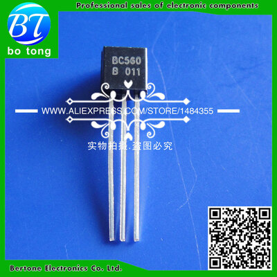 

BC560B BC560 TO-92 1000PCSLOT Free Shipping Electronic Components kit