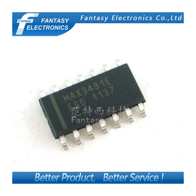

5PCS MAX3491EESD SOP14 MAX3491E SOP MAX3491 SMD RS-485/RS-422 Transceivers new and original free shipping