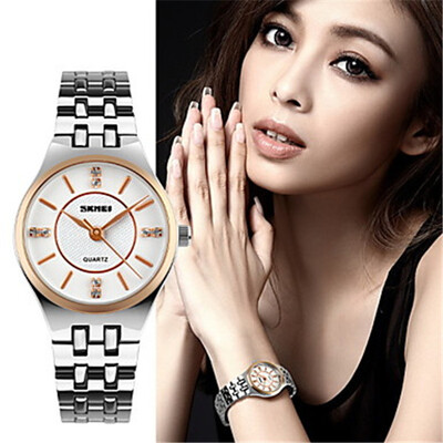 

Women Luxury Slim Quartz Watch Fashion Design Stainless Steel