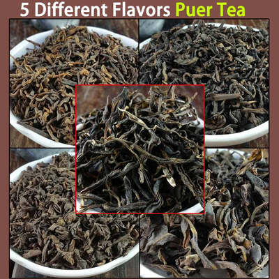 

5 Different Flavors&Year Puer Tea including Ripe Pu er Tea 2003 2006 2008&Raw Puerh Tea 2008 2014 Total 10 pcs 50g