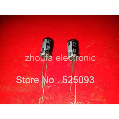 

100pcslot Electrolytic capacitor 47uf 200v 200v 47uf