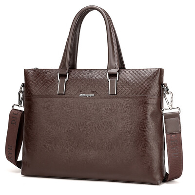 

Fashion Mens Leather Business Bag Briefcase Messenger Shoulder Bag Bag B-fdk9906