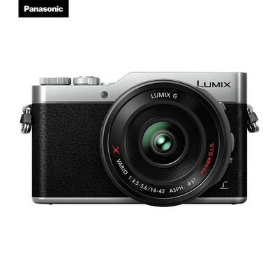 

Panasonic Panasonic Lumix DC-GF9 Micro Electric Stand Моторизованный зум Retro Silver 4K Beauty Self-Picture Mace (14-42 мм DC-GF9XGK-S)