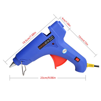 

Super PDR 100W Hot Melt Glue Gun 100-240V Electric Heat Temperature Tool Fit 11mm Glue Stick EU AU UK Conversion Plug
