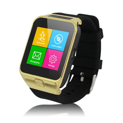 

Elegance Dual Mode Smart Watch Bluetooth Mode & SIM Card Mode with Camera/ Pedometer/ Music Player/ Stop Watch Compatible with iPhone/ Samsung/ HTC & other Android Smartphone