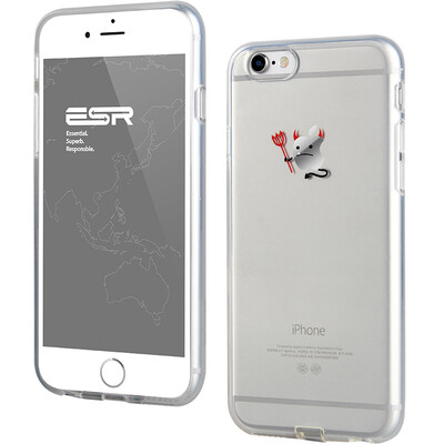

(ESR) iPhone6 ​​/ 6s телефон / защитная крышка 4,7-дюймовый мобильный телефон Apple 6S устанавливает силиконовые прозрачные противоскользящие мягкие раковины, какая серия маленьких демонов
