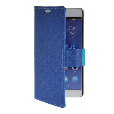 

MOONCASE Slim Leather Side Flip Wallet Card Slot Pouch with Kickstand Shell Back чехол для Huawei Honor 6X Blue