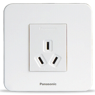 

Panasonic (Panasonic) 86-ти кнопочный разъем 10A с тремя отверстиями Smart серии WMZ102 (элегантный белый)