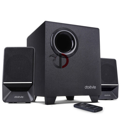 

dostyle SD303 infrared remote control 21 computer speakers sound 525 inches unit super 9w praise