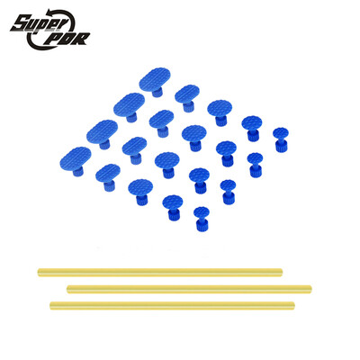 

Super PDR dent repair tools 20 pcs Glue Tabs 3 pcs Hot Melt glue sticks use for Dent Puller Slide hammer paintless dent removal
