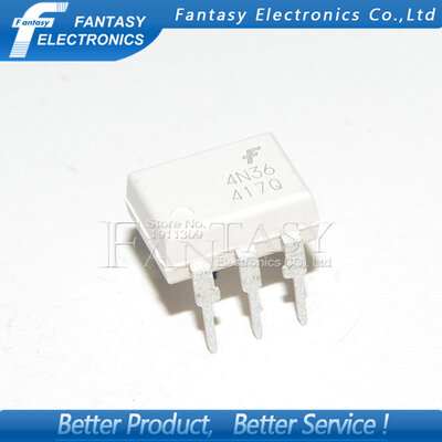

10PCS 4N36 DIP6 DIP photoelectric coupler new&original free shipping