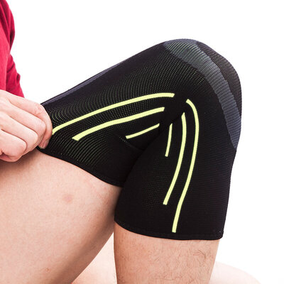 

LAC Sport Running Knee Outdoor Climbing Basketball Riding Men & Women Fitness Clothes Lips Green Line Only Load L Code