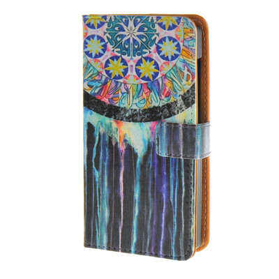 

MOONCASE ЧЕХОЛ ДЛЯ Microsoft Lumia 435 Watercolor Campanula Leather Flip Wallet Holder with Kickstand Back A 10