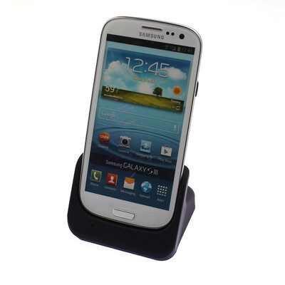 

Dual Sync Battery Charger Cradle Dock Stand Cable for Samsung Galaxy i9300