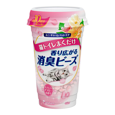 

Japan imported Jiale Za Gaines deodorant beads Elegant flower flavor Jiale Liao cat sand dedicated 450ml