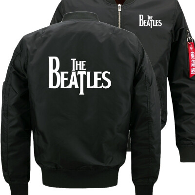 

The beatles Bomber Flight Flying Jacket Winter thicken Warm Zipper Men Jackets Anime Mens Casual Coat