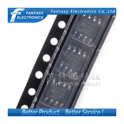 

5PCS AD620ARZ SOP8 AD620A SOP AD620 SMD Low Cost Low Power Instrumentation Amplifier new&original IC free shipping