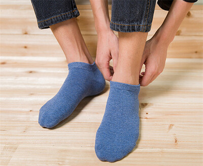 

Мужская 6 Pack Low Cut Comfort Sock - Синий
