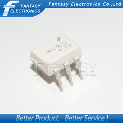 

10PCS MOC3023 DIP6 DIP new and original IC free shipping
