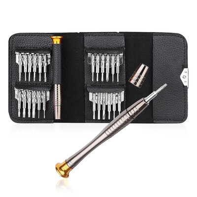 

25 in 1 Screwdriver Electronics Repair Tools Wallet Set