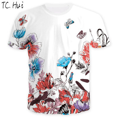 

Fashion 2018 Summer New 3DT Shirt Women T Shirt Print Casual Women 3d T-shirt