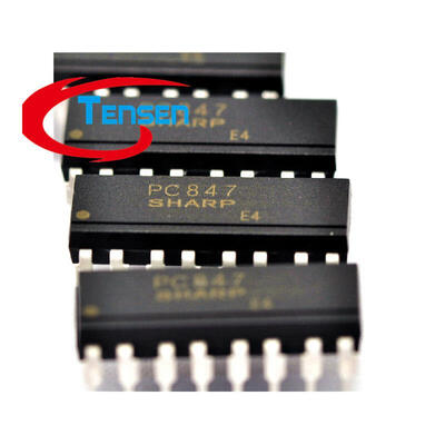 

10PcsLot Optical CouplerOC PC847 DIP-16 Optocoupler Integrated circuit FreeShipping