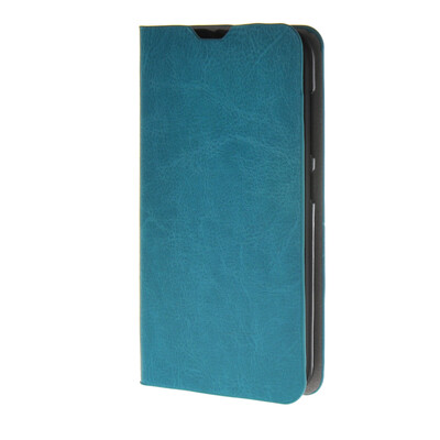 

MOONCASE Leather Wallet Flip Card Slot Pouch with Kickstand Shell Back Case Cover for Huawei Ascend Y520 Blue