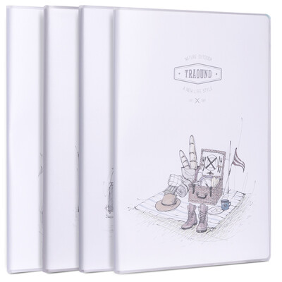

Deli deli 4 32K72 travel magazine series soft copybook rubber sleeve student diary notebook notebook T3272