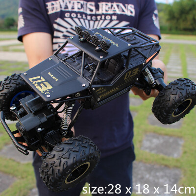 

112 Rock Crawlers 4x4 Driving Car Double Motors Drive Bigfoot Car Remote Control Car Model Off-Road Vehicle Toy