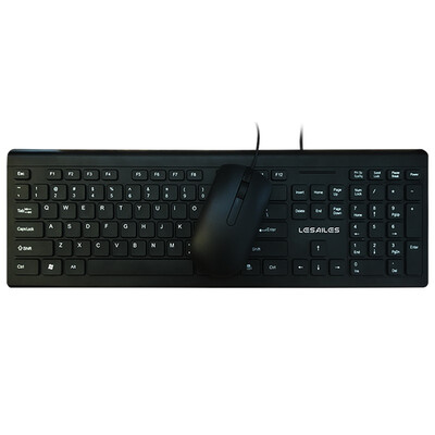 

LESAILES Remy limi100 wired office mouse&keyboard set chocolate keyboard