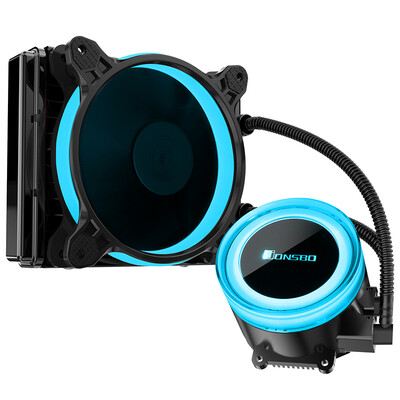 

JONSBO TW2-120 601RGB version Integrated CPU water cooling radiator RGB lighting synchronization support AURA 12CM fan temperature control multi-platform