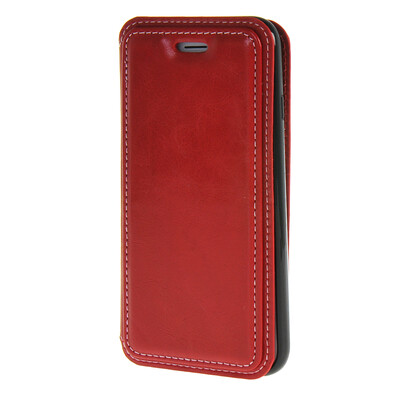 

MOONCASE Premium PU Flip Leather Wallet Card Pouch Back чехол для Cover Apple iPhone 6 Plus (5.5") красный