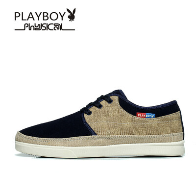 

PLAYBOY brand AutumnNewEngland style casualJointCharacteristicFull leather sneakerMens shoes