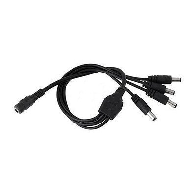 

1 Женский до 4 Муж питания постоянного тока Splitter кабель для CCTV камеры безопасности ER ВМЦ