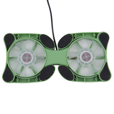 

USB Port Mini Octopus Notebook Fan Cooler Cooling Pad For 7'-15' Laptop green