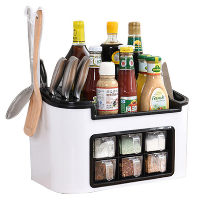 

Visitor FK seasoning box seasoning storage rack seasoning tank storage box knife holder seasoning tank seasoning tool storage box