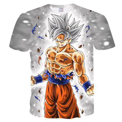 

3D Printed Dragon Ball Z T-shirt Casual Short Sleeve T Shirt