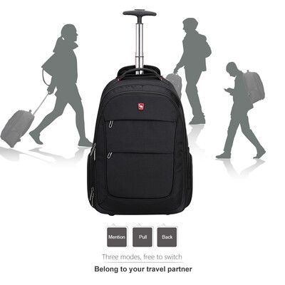 

OIWAS Business Laptop Backpack 291L Oxford Travel Bag Men Suitcase Wheels Trolley Bag Large Capacity Rolling Luggage 156 inch
