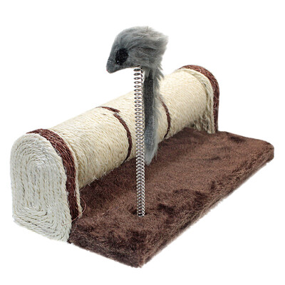 

Thousand feathers Soleil pet cat toy sisal material wheel design configuration spring rat cat scratch board