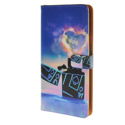 

MOONCASE чехол для Samsung Galaxy E7 Pattern series Leather Flip Wallet Card Slot Stand Back Cover