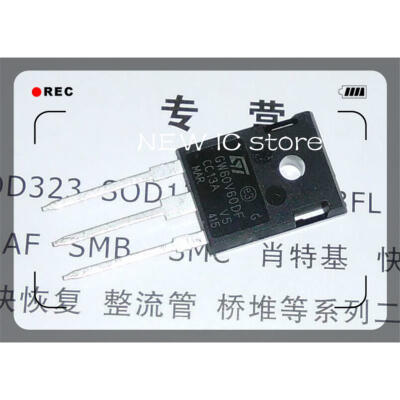 

Free Shipping 5PCS STGW60V60DF GW60V60DF TO-247 IGBT600V 60A