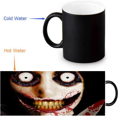 

Jeff The Killer Morphing Mug Color Change Tea Cup Волшебная молочная кружка для кофе