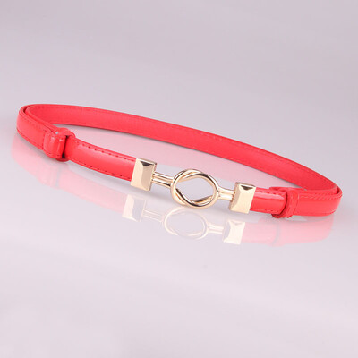 

Взрывозащищенные модели дамского ремня с двойной регулировкой пряжки с женским диким платьем, украшенным тонким поясом