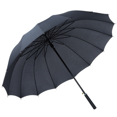 

Yuhang YUHANG Jingdong self-operated umbrella semi-automatic one-button seconds open straight handle umbrella men&women business umbrella parasol sun umbrella YS251 black