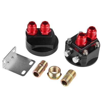 

Ryanstar Aluminum Relocation Male Sandwich Fitting Oil Filter Adapter Kit 3/4X16 / 20X1.5