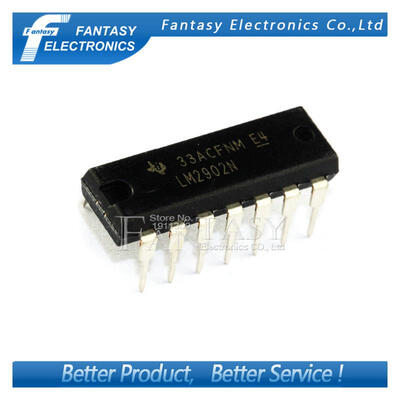 

100PCS LM2902N DIP14 LM2902 DIP LM2902P new&original IC free shipping