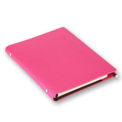 

TRNFA TB-K828B drawing leather notebook thickening notebook creative 6 hole loose-leaf high-end business diary book book pink