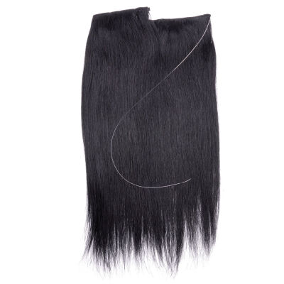 

Remeehi 15"16"18"20"Invisible Miracle Wire Flip In Remy Human Hair Extensions Any Color 80g Width 28CM